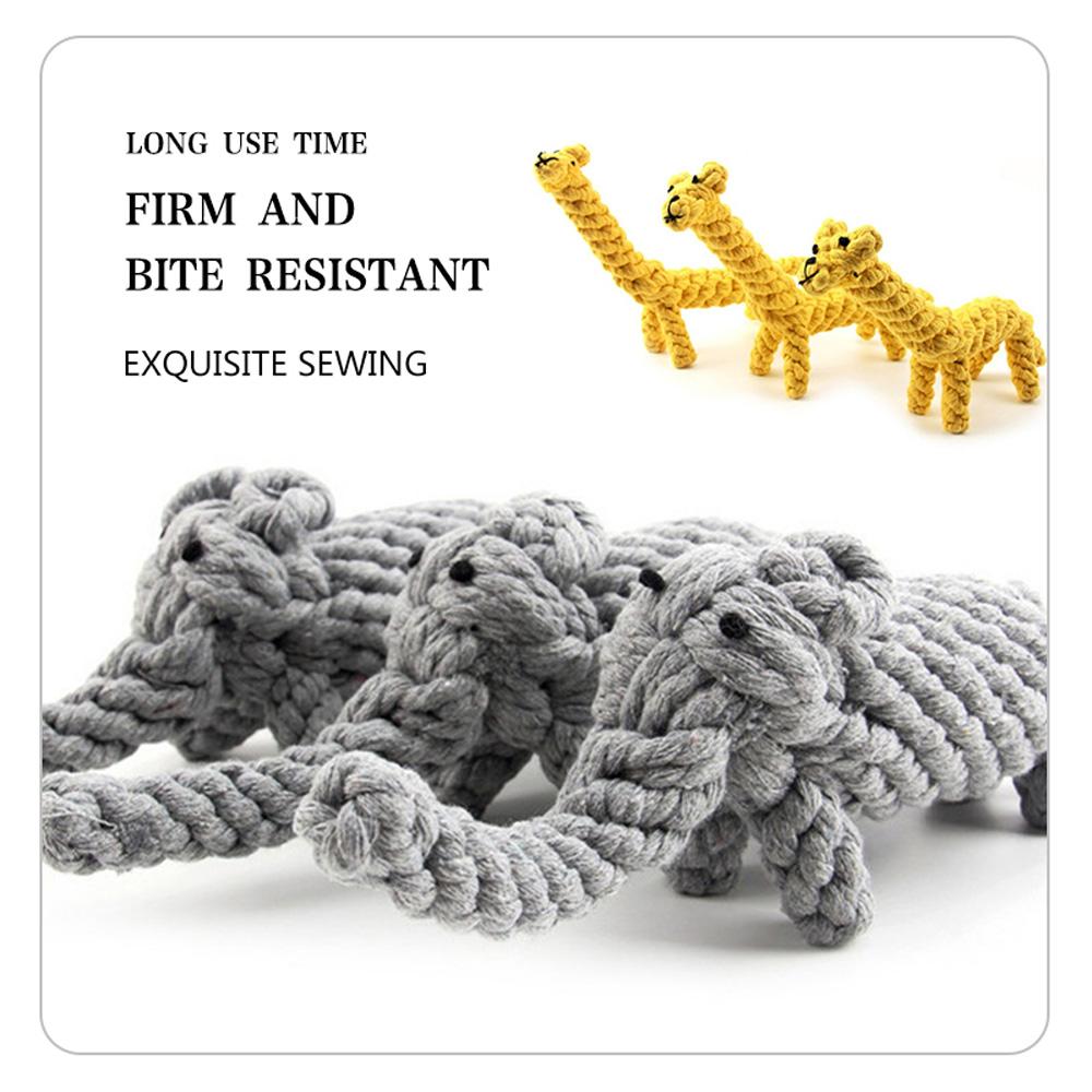 Soft Teeth Cleaning Cotton Rope Puppy Interactive Pet Supplies Chew Toy Cotton Rope Toy Dog Toy