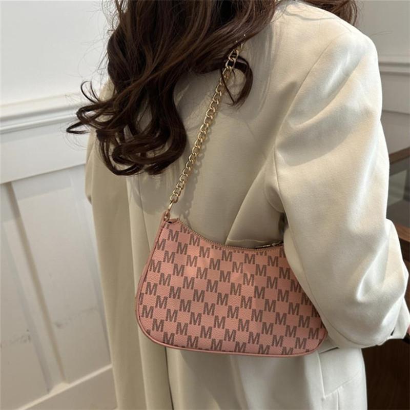 Retro Leopard Printed Chain Armpit Bag, Stylish Versatile Ladies Handbag Shoulder Bag for Daily Work, Travel, Parties, and Gift