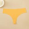 CINOON Women Sexy Seamless Thongs Fashion Low-Rise Ice Silk Ultra-thin G-String Solid Color Soft Comfort Briefs