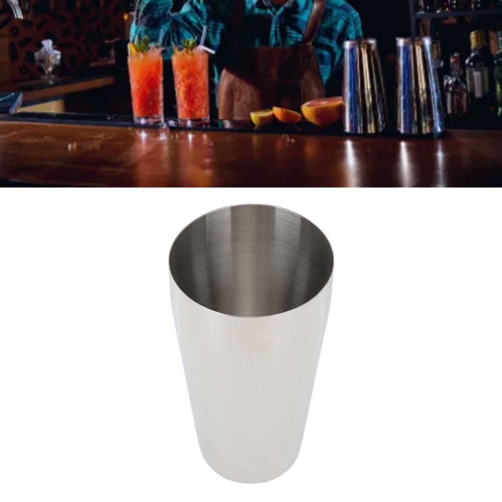 304 Steel Milkshake Cup Portable Cocktail Shaker Easy To Clean Mixing Cup Daily Drink