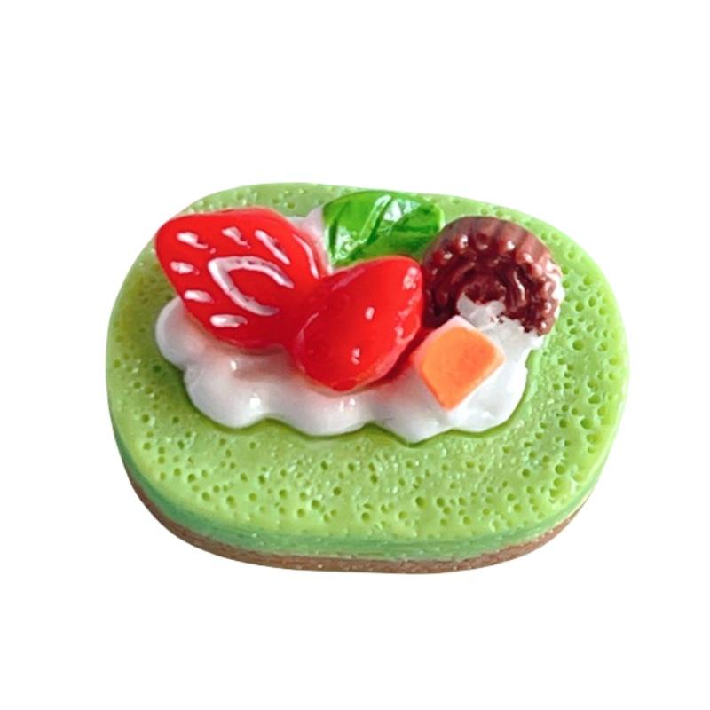 Handmade Resin Cake Accessories For Diy Keychains And Pendants Realistic 3d Simulation
