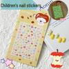 5D Luminous Cute Cartoon Graffiti Nail Art Stickers - Embossed INS Style for Girls