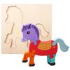 Educational 3D Wooden Puzzle For Toddlers, Wood Jigsaw Puzzles, Montessori Games And Educational Toys