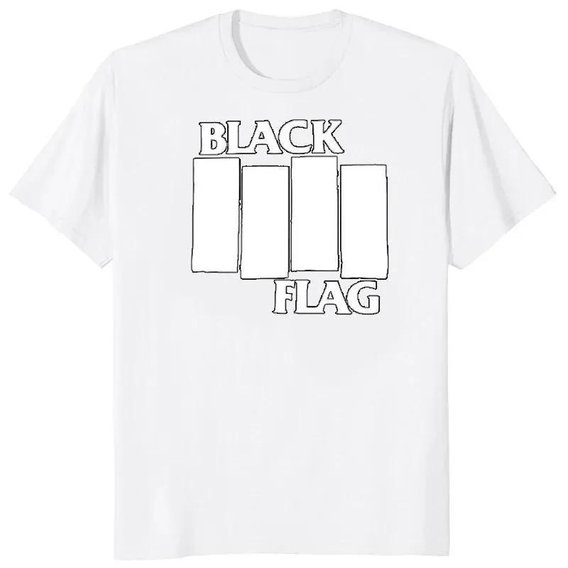 BLACK FLAG tričko s logom pruhov hip-hop punková kapela grafické tričká dámske pánske trendové klasické krátky rukáv dospelí priedušné tričká