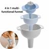 Food Grade Kitchen Funnel Multifunctional Kitchen Pouring Tool Funnel Set  Household Use