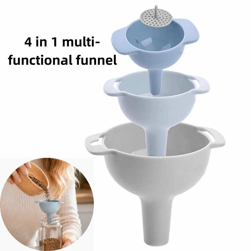 Food Grade Kitchen Funnel Multifunctional Kitchen Pouring Tool Funnel Set  Household Use