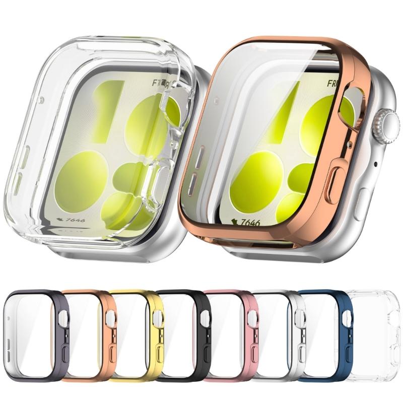Case for Watch Fit 5 Smartwatch TPU Case Shockproof Cover All-Around Protective Bumper Covers