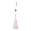 Chinese Style Brooch for Traditional Clothing Handmade Cheongsam Pendant with Long Fringes Waist Hanging Ornament