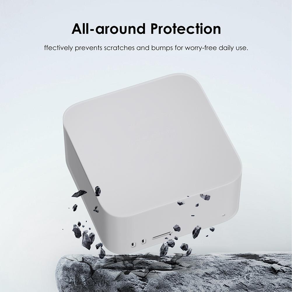 For Apple Mac Studio 2025 Silicone Case Shockproof Soft Skin Cover Anti-scratch Silicone Sleeve Waterproof Protective Cover