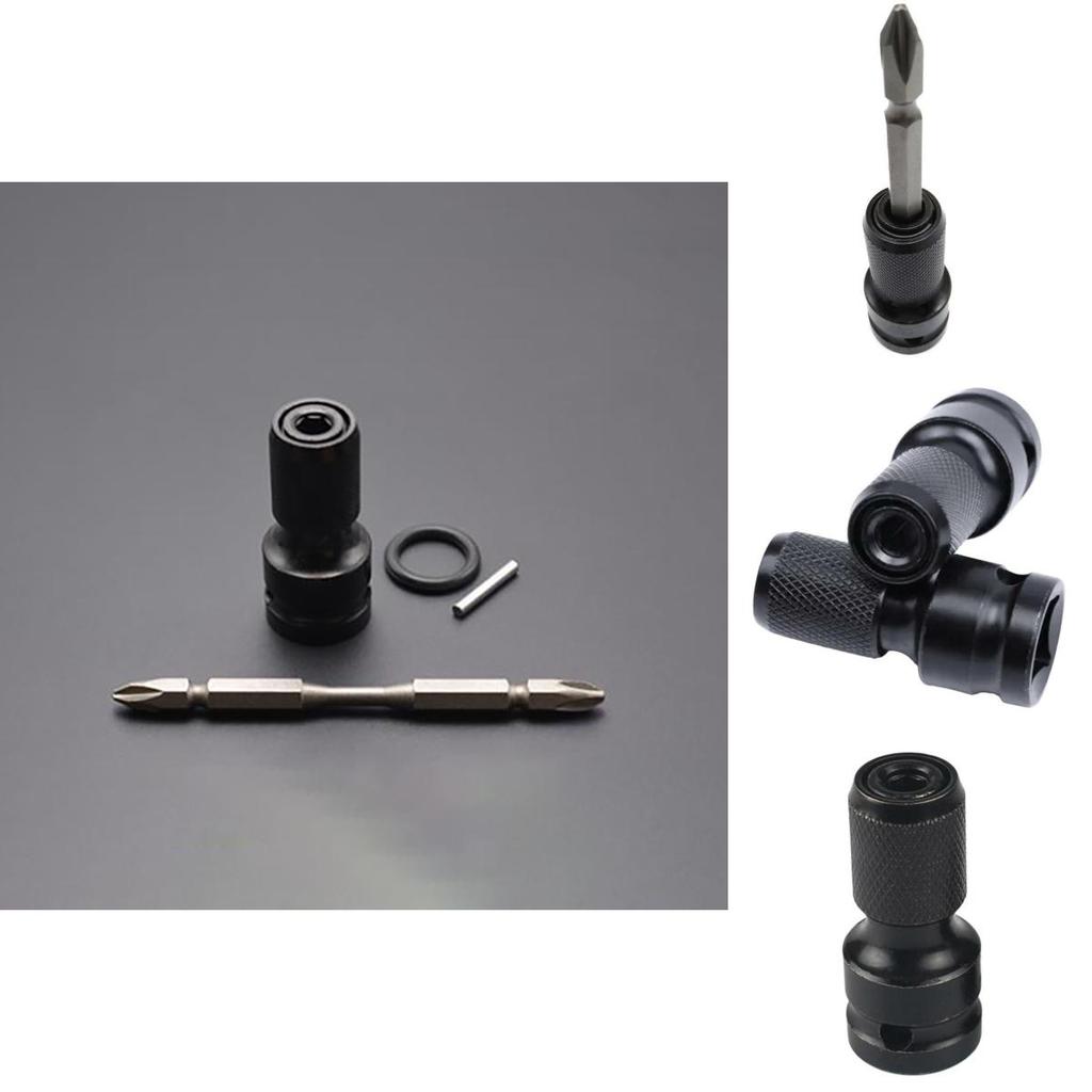12inch Drive Square To 14 Inch Hex Shank Telescopic Socket Adapter Drill Chuck
