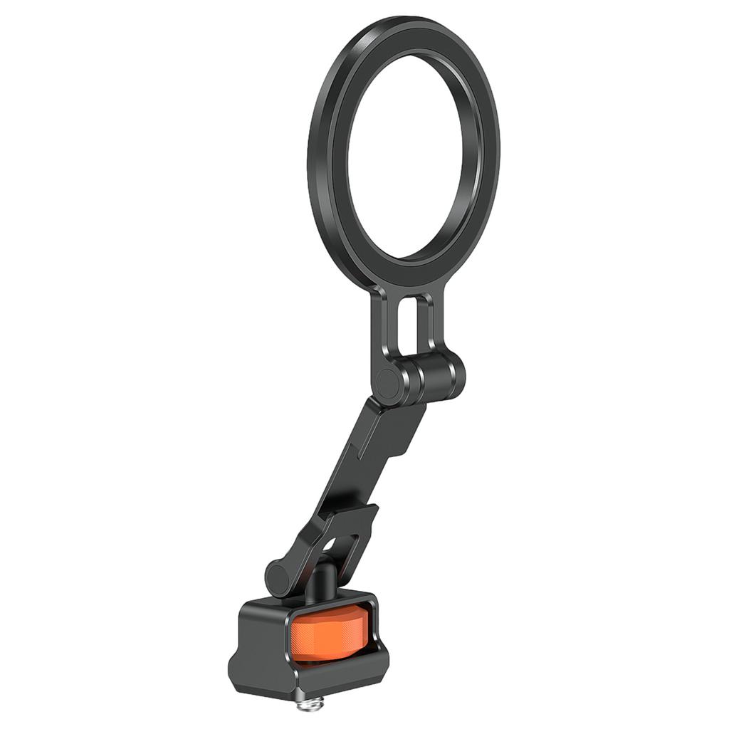 Magnetic Foldable Phone Stand 1 4 Screw and Cold Shoe Mount for Live Streaming Photography