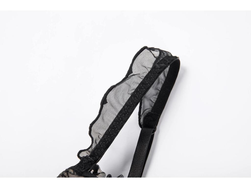 French Lace Underwire Lingerie Set for Enhanced Fit and Support