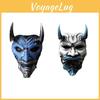Halloween Demon Krigare Hannya Skräck Latex Helansiktsmask Cosplay Rekvisita