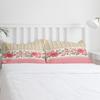 Rose Flower Pink Stripe Bedding Set 3pcs Boys Girls Duvet Cover Pillowcase Kids Adult Quilt Cover Double Bed Set Home Textile