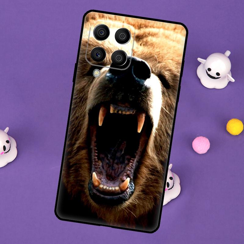 Grizzly Bear Animal Cover For Samsung Galaxy M55 M15 M33 M13 M23 M53 M31 M51 M14 M34 M54 M20 M30s M52 M32 Case
