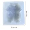 Food Grade Silicone Mold Soft Clothing Mould Baby Clothes Casting Mold Waterproof Making Mould for DIY Accessory