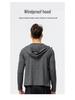 Men's Quick-Dry Long Sleeve Sports Hoodie for Running & Training - Autumn/Winter