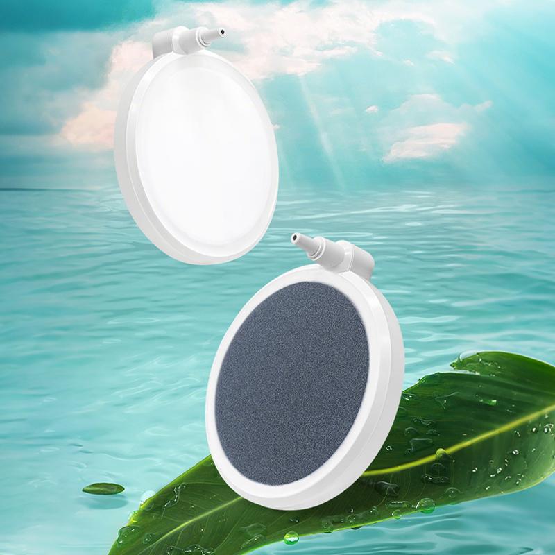 1Pcs Fish Tank Silent Bubble Stone Oxygenation Disk Low Pressure Air Refiner Fish Tank Aeration Aquarium Oxygen Pump Accessories