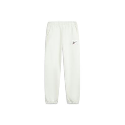 Li Ning Sports Lifestyle Series Letter Embroidery Brand Logo Knitted Sports Pants Women Pants AKLV836-1