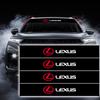 Naklejki na przednią szybę samochodu Odblaskowe Naklejki winylowe do tuningu samochodu Naklejki 3D Dla Lexus IS ES GS LS UX NX RX