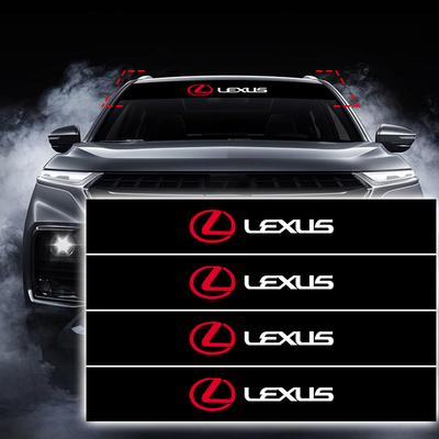 Auto Front Windshield Stickers Reflective Car Tuning Vinyl Decal 3D Stickers For IS ES GS LS UX NX RX