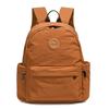 Outdoor Nylon Backpack Women Solid Color Backpack Student Schoolbag