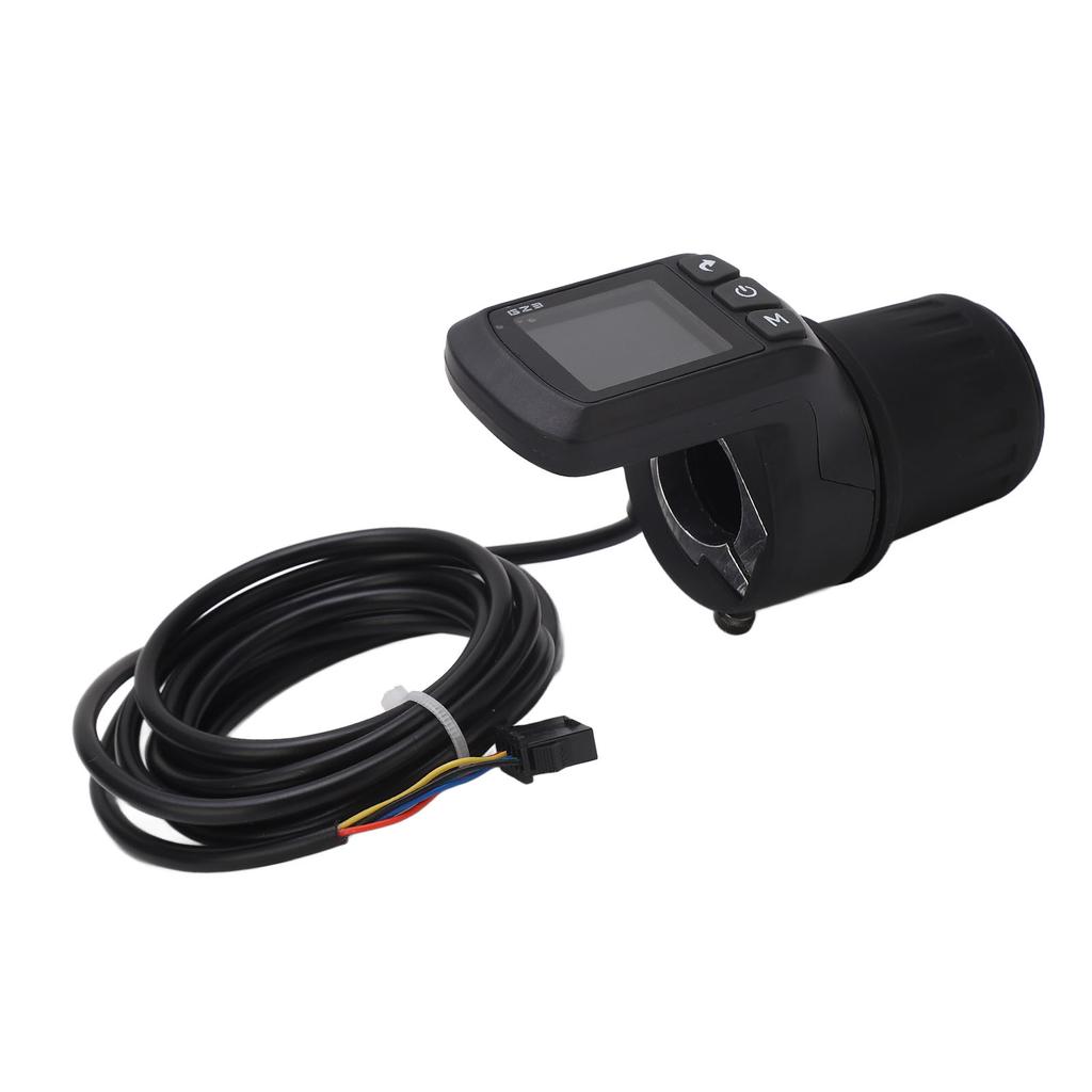 Electric Bike Meter Kit ABS LCD Display Panel Half Handle Grip and 5P Common Wire 24V 36V 48V 60V