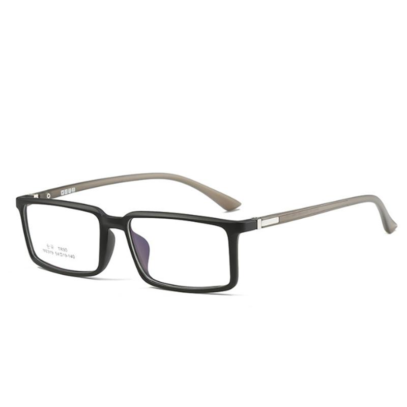 TR90 Anti-blue Light Square Prescription Eyeglasses for Women Men Myopia Lens Optical Spectacle 0 to -6 0