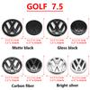 hijk1 1Pc 3D ABS Car Rear Trunk Emblem Badge Logo For Volkswagen VW MK7 Golf 7 7.5 MK7.5 GTI R Rline GTD Replacement Auto Accessories
