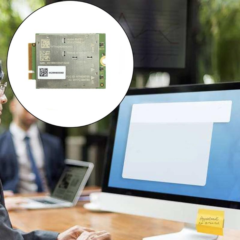 4G LTE Portable Module EM7511 M.2 LTE 4G Networking Card PCIE M.2 Networking Module Wireless Card for Laptop PC