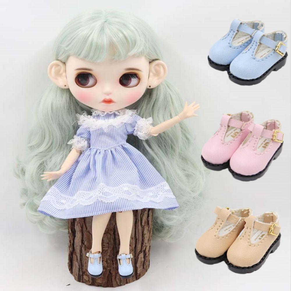 Pretend Play OB22 OB24 Shoes Cute Outfit Doll Leather Shoes For Blyth Doll Shoes  Doll Accessories