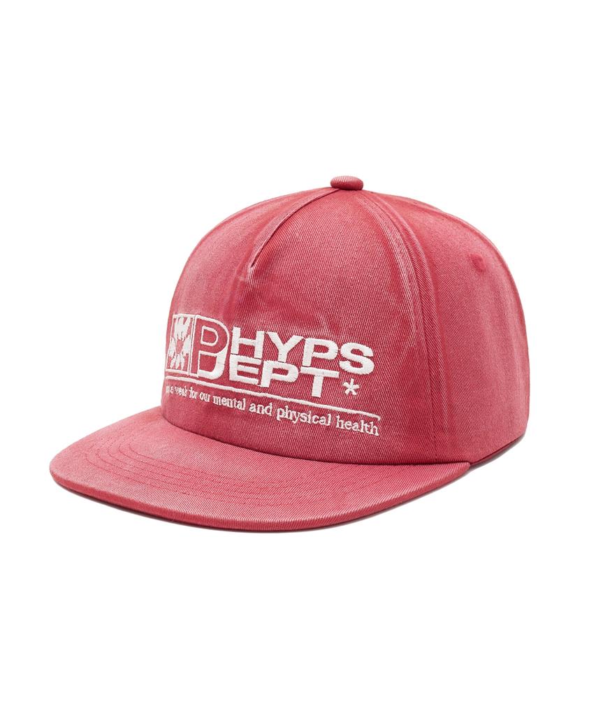 PHYSICAL DEPARTMENT Flower Debt Trucker Cap_Red