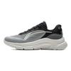 Li Ning Flow Cloud Soft Rebound Casual Running Shoes Men Sneakers Gray Black ARSV043-1