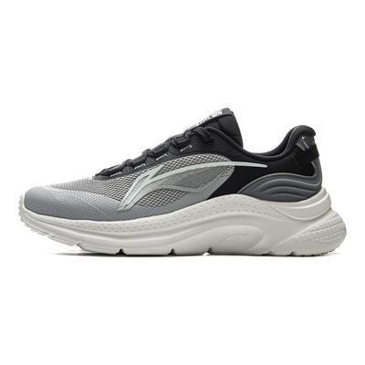 Scarpe da Corsa Casual Li Ning Flow Cloud Soft Rebound Uomo Sneakers Grigio Nero ARSV043-1