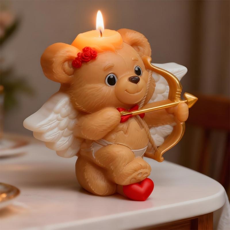Detailed Balloon Bear Silicone Mould with Carving for Candle and Soap Making Enhances Artistic Value
