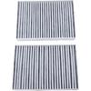 Activated Carbon Cabin Air Filter 2pcs Compatible For BMW 5 7 X5 X6 X7 Series 730i 740i 530i 2015-2023 64115A13762