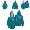 Luxuriöse Squid Game 001 456 Grüne Reißverschluss-Hoodie-Jacke Netflix-inspirierte Oberbekleidung