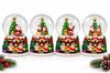 Christmas Water Snow Globe 10 Led Music Automatic Snow Santa Christmas Tree