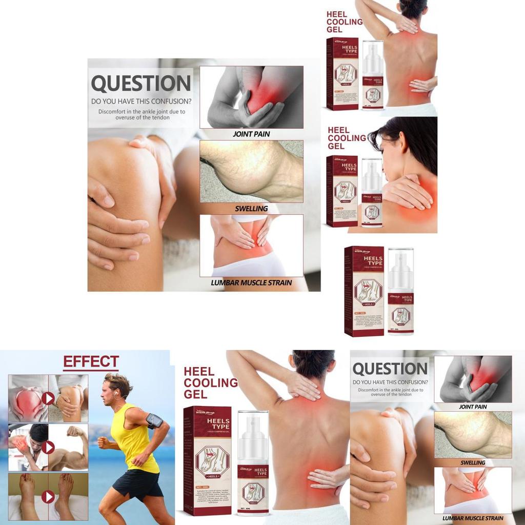 South Moon Foot Heel Cooling Gel Pain Relief For Sore Feet And Joint Discomfort 30ml