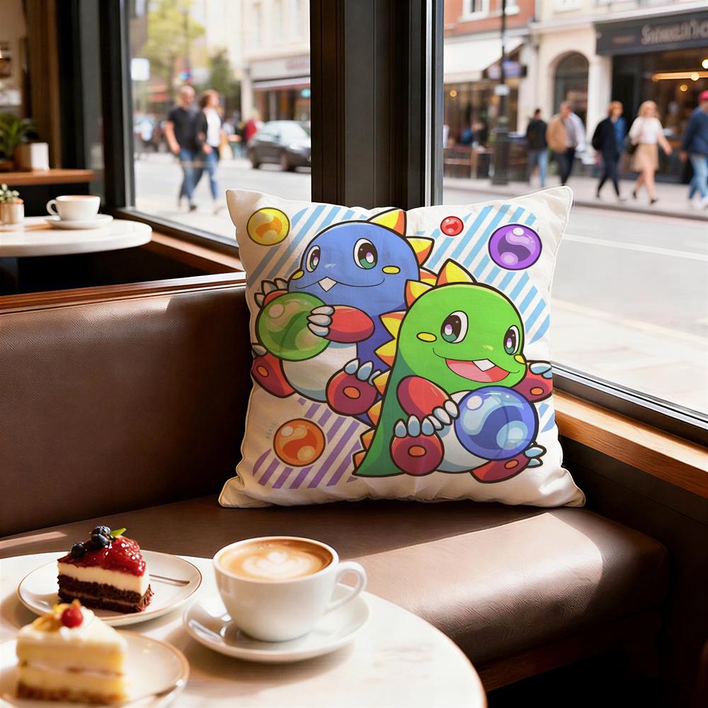 Game Bubble Bobble Cushion Cover Decorative Cushions Covers Cover Sofa x Pillow Piece x x Pillowcase