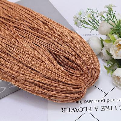 Textured 200M 3mm DIY Macrame Rope Hand-Woven Hat Bag Shoe Nylon Cord Hollow Line Handicrafts Thread