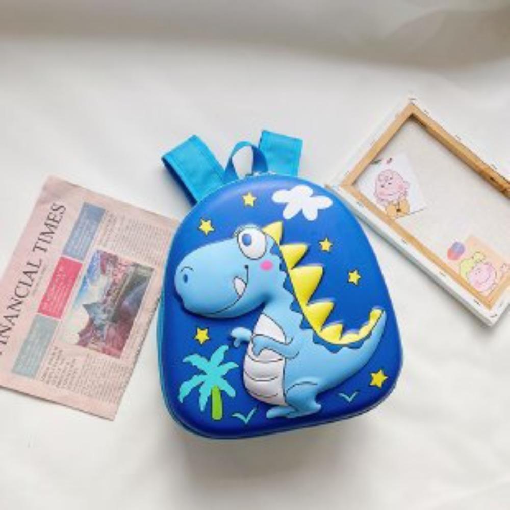 Children's Bag New Cartoon Kindergarten Primary School Bag Eggshell Dinosaur Boys and Girls Backpack