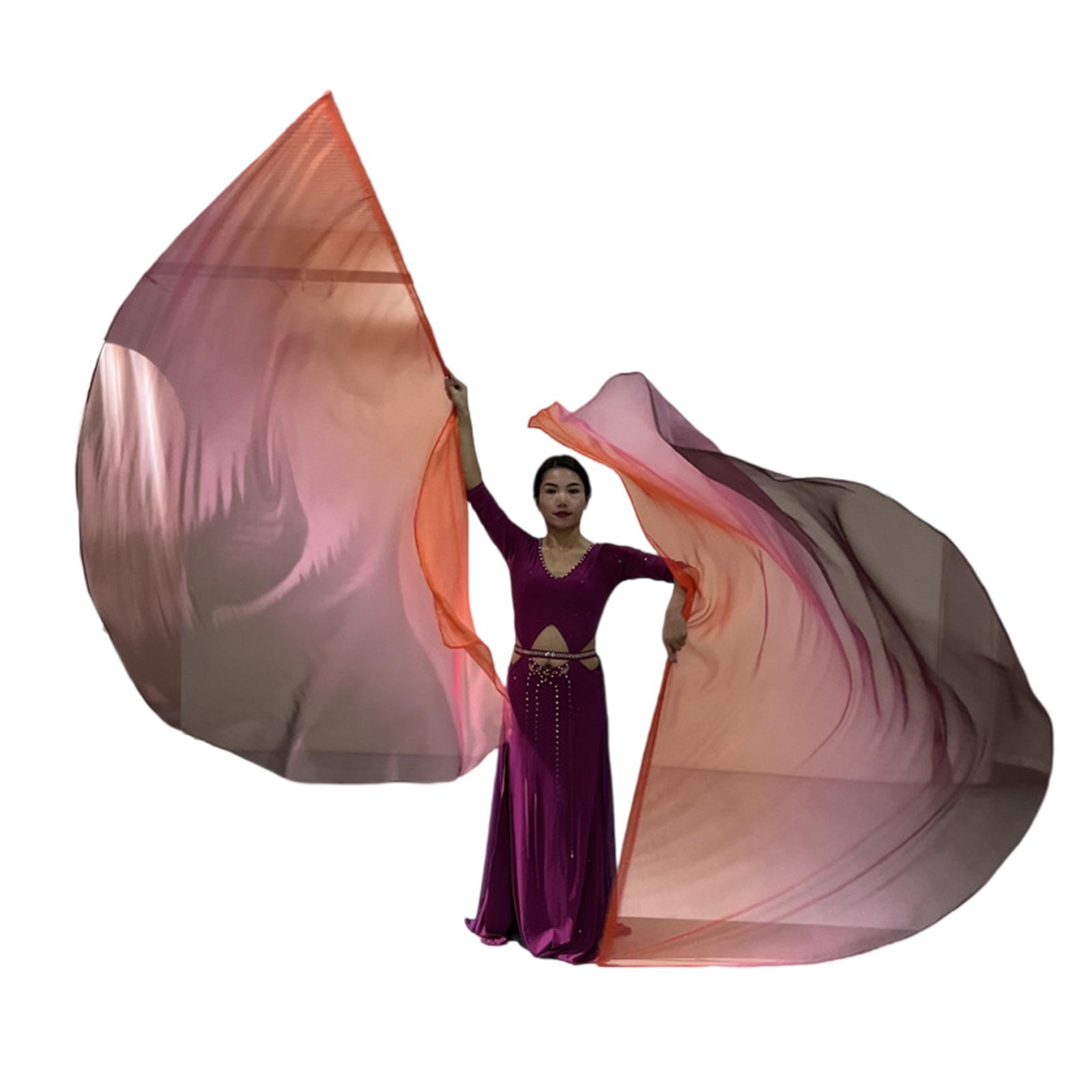 

2 шт. Прапори для поклоніння танцювальним танцям із масштабованим стрижнем, півколом, прапори для поклоніння, прапори з крилами. Церковні прапори для поклоніння для танцюристів 5