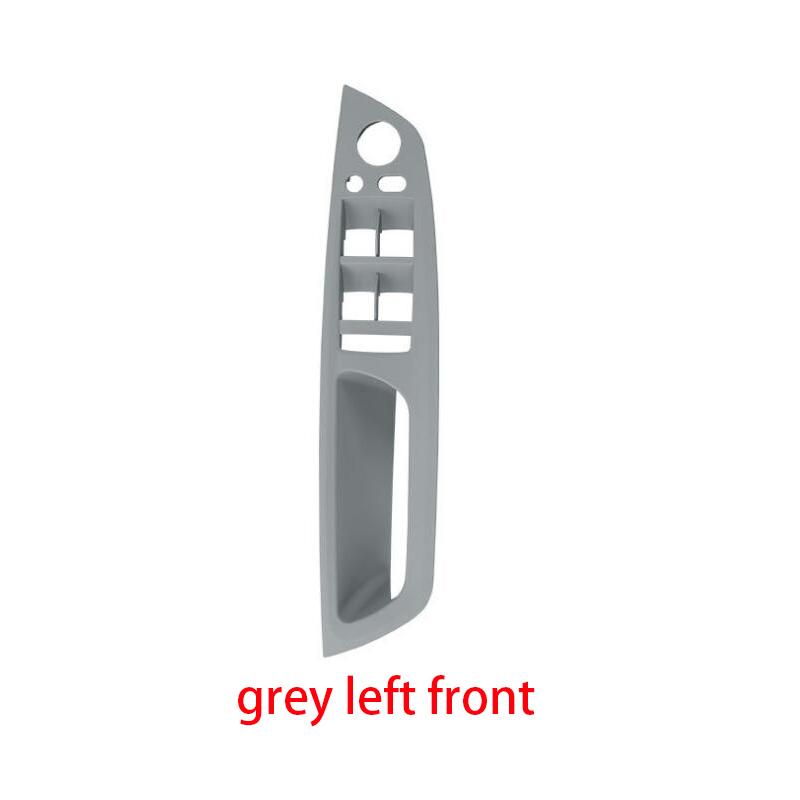 Bej Negru Gri Cotieră Mașină scaunul șoferului din stânga față LHD Mâner interior al ușii Panoul interior Tragere Capa de ornament pentru BMW E70 E71 X5