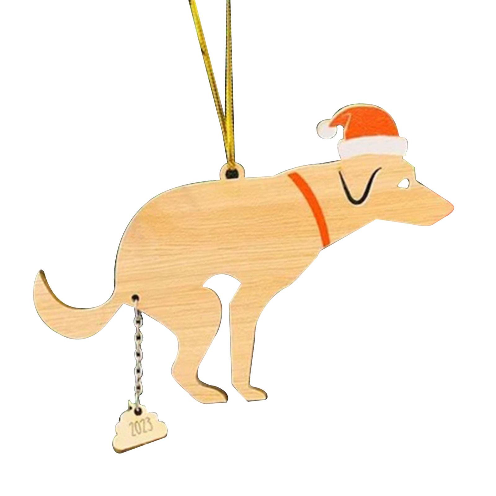 Funny Christmas Dog Ornament, Funny Hanging Ornament, Funny Puppy Christmas Tree