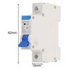 Dual Pole Circuit Breaker 32A Circuit Breaker Color Show As The Picture DZ47-63 Standard Short Circuit Protection