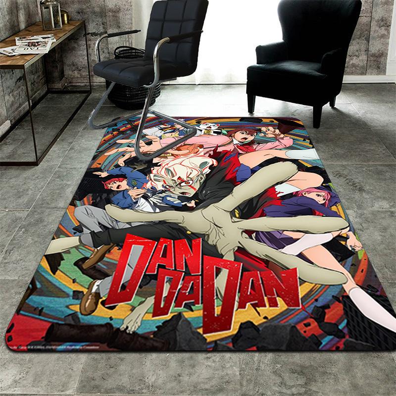 Dandadan Rug Floor Mat for Living Room or Bedroom Soft and Comfortable Carpet a Gift for Birthday and Holiday.