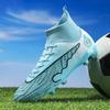2025 New Football Shoes Men's and Women's High-top Long Nails Broken Nails Student Campus Football Game Training Shoes 2025