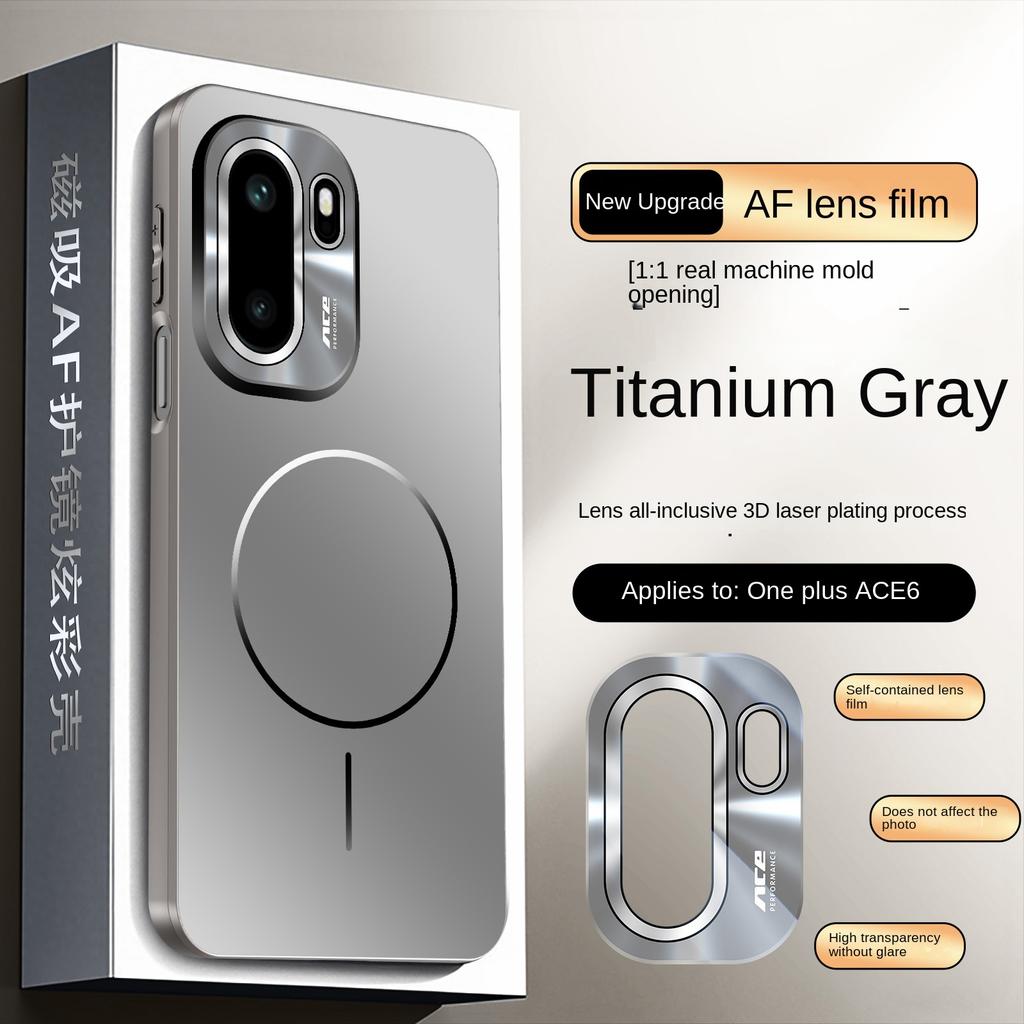 For OnePlus Ace 6 Colorful magnetic full lens protective scratch-resistant drop-proof phone case
