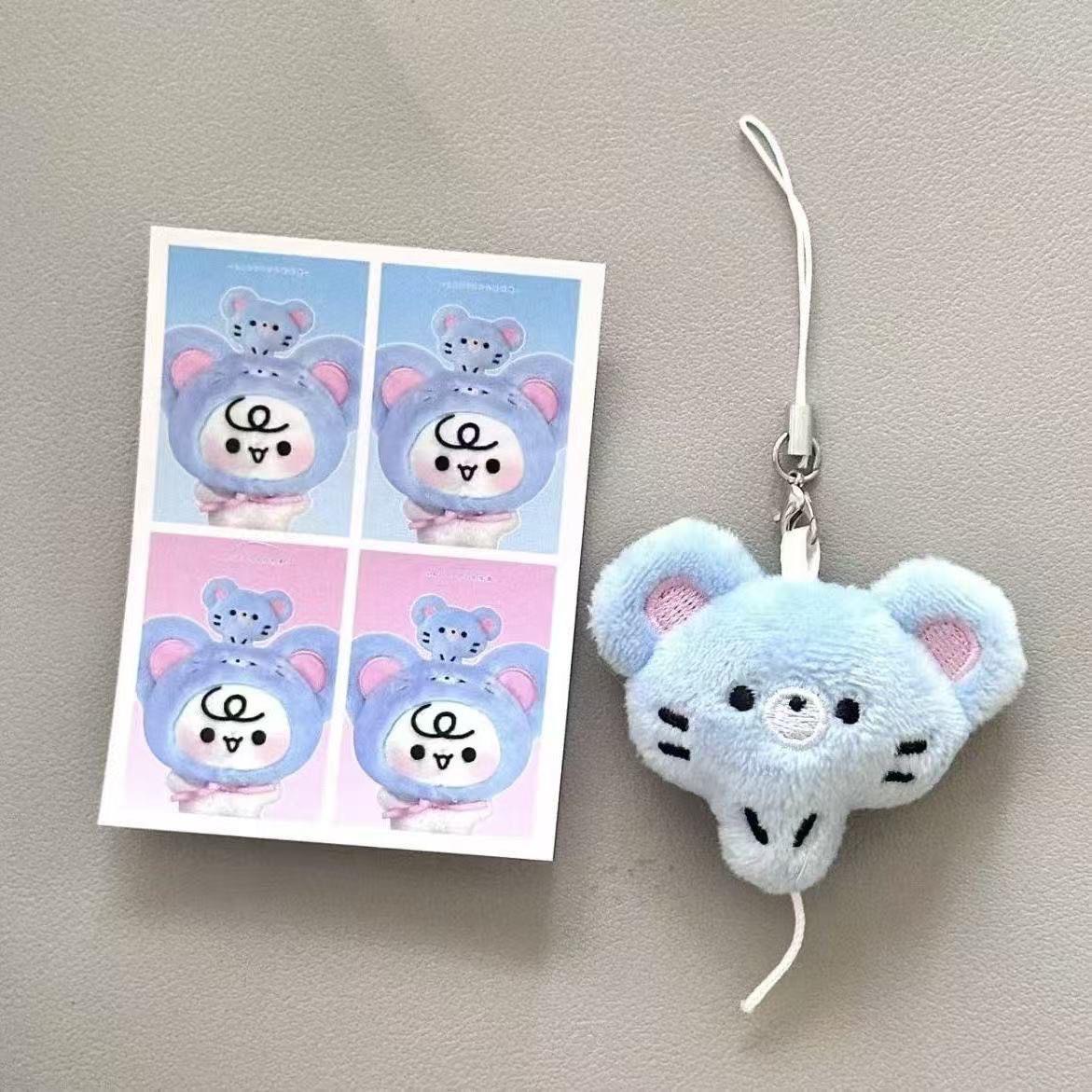 

Мультяшный кулон в виде мышки, плюшевый брелок: Милый, Универсальный Аксессуар и Украшение для Студентов